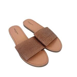American Eagle Brown Braided Slides Sandals Sz 9